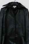 Shushutong double collar long coat aw21co07 black